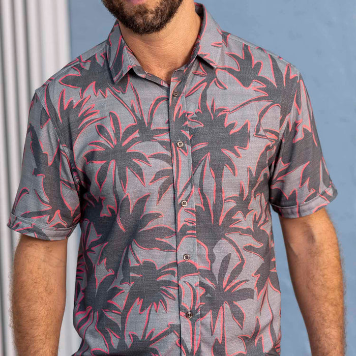RSVLTS RSVLTS Bamboo Short Sleeve Shirt Ember Sunset – Bamboo Short Sleeve Shirt Ember Sunset – Bamboo Short Sleeve Shirt