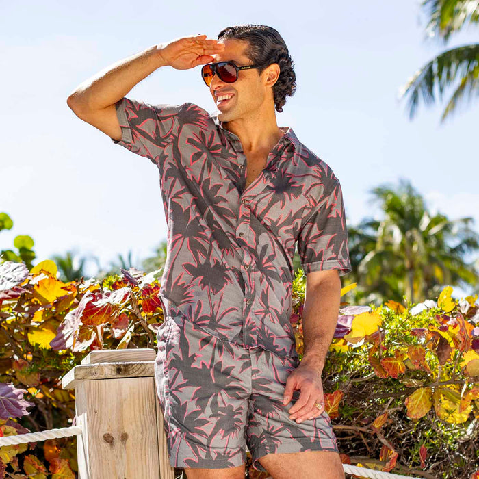 RSVLTS RSVLTS Bamboo Short Sleeve Shirt Ember Sunset – Bamboo Short Sleeve Shirt Ember Sunset – Bamboo Short Sleeve Shirt