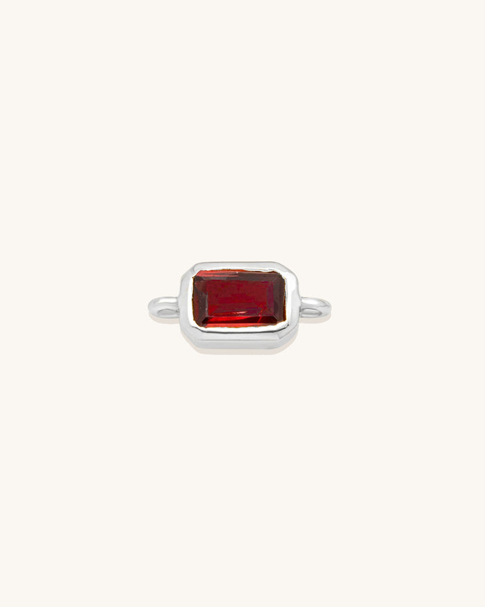 Emerald Cut Gemstone Connector