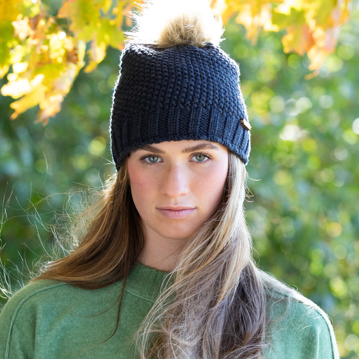 Emerson Navy Beanie - Sweet Turns