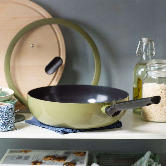 Enjoy Olive Green + Contact Grillset