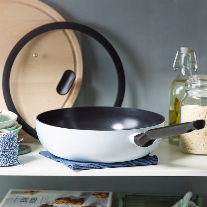 Enjoy wok Light Blue 28 cm