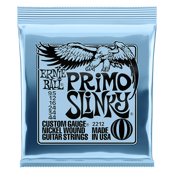 Ernie Ball 2212 Primo Slinky Electric Guitar Strings 9.5-44