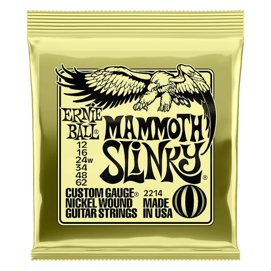 Ernie Ball 2214 Mammoth Slinky Electric Guitar Strings 12-62