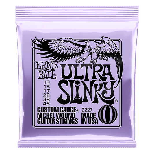 Ernie Ball 2227 Ultra Slinky Nickel Wound Electric Guitar Strings 10-48