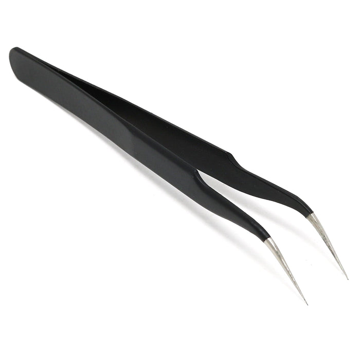 ESD-safe Fine-tip Curved Tweezers - 120mm by The Pi Hut - The Pi Hut