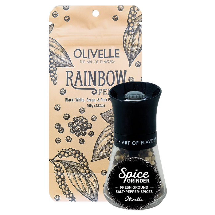 Rainbow Pepper with Grinder