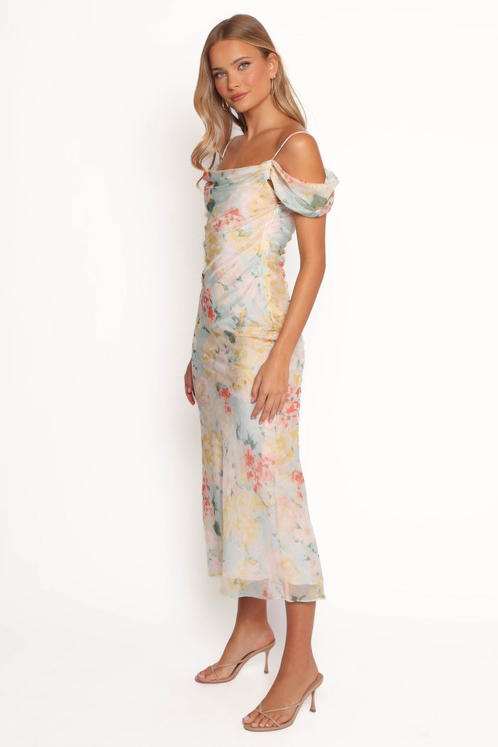 Petal and Pup USA DRESSES Esther Midi Dress - Multi