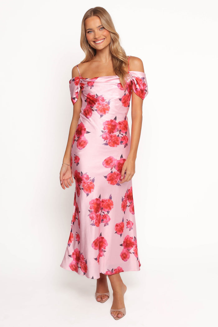 Petal and Pup USA DRESSES Esther Midi Dress - Pink