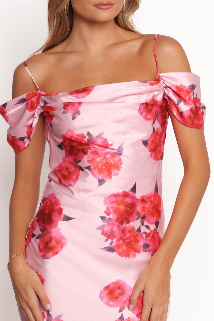 Petal and Pup USA DRESSES Esther Midi Dress - Pink