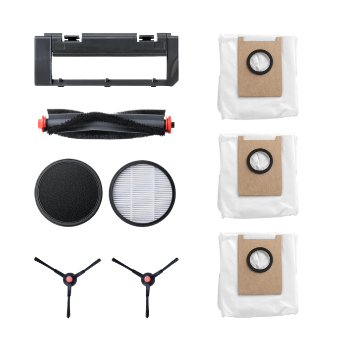 Eufy 3‑in‑1 E20 Robot Vacuum Accessories Kit, Filter x2 + Side Brush x2 + Dust Bag x3 | T29J1011 Eufy Vacuum Accessories Euronics Ireland