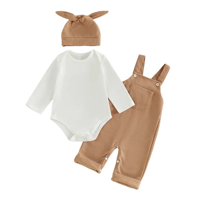 EVERETT Overall Outfit with Beanie