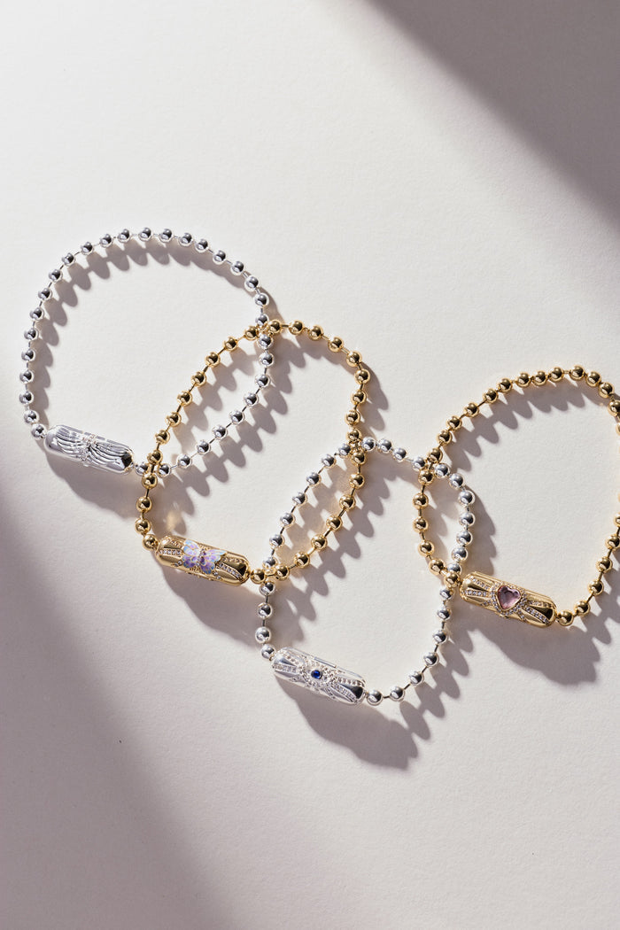 Evil Eye Barrel Closure Bracelet