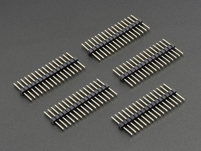 Extra-long break-away 0.1" 16-pin strip male header (5 pieces) by The Pi Hut - The Pi Hut