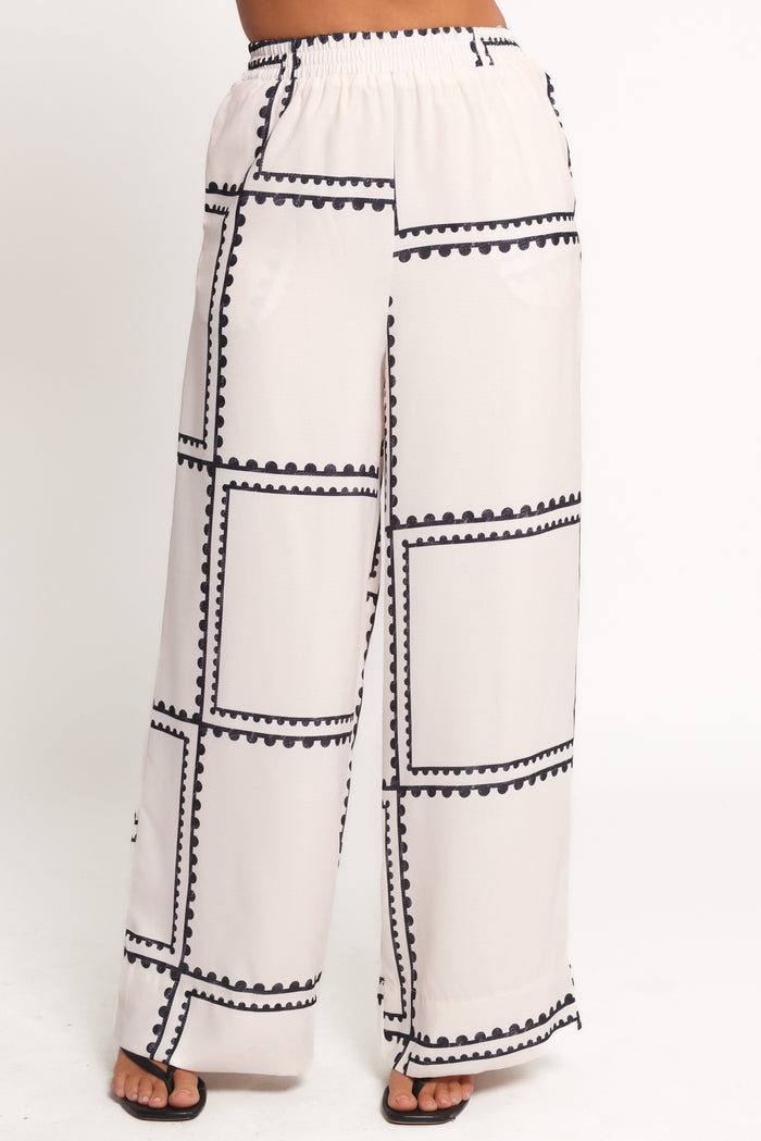 Petal and Pup USA SETS Ezra Pant Set - White