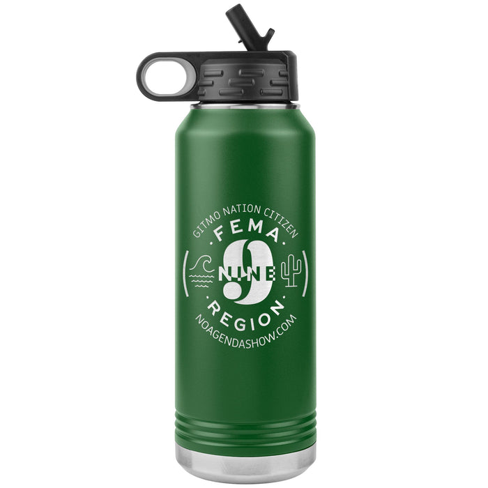 FEMA REGION NINE - 32 oz straw tumbler