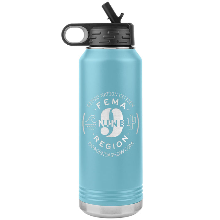 FEMA REGION NINE - 32 oz straw tumbler