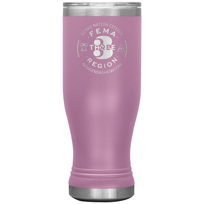 FEMA REGION THREE - 20 oz boho tumbler