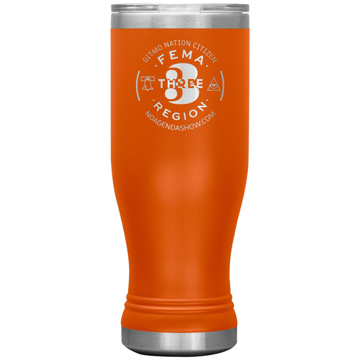FEMA REGION THREE - 20 oz boho tumbler