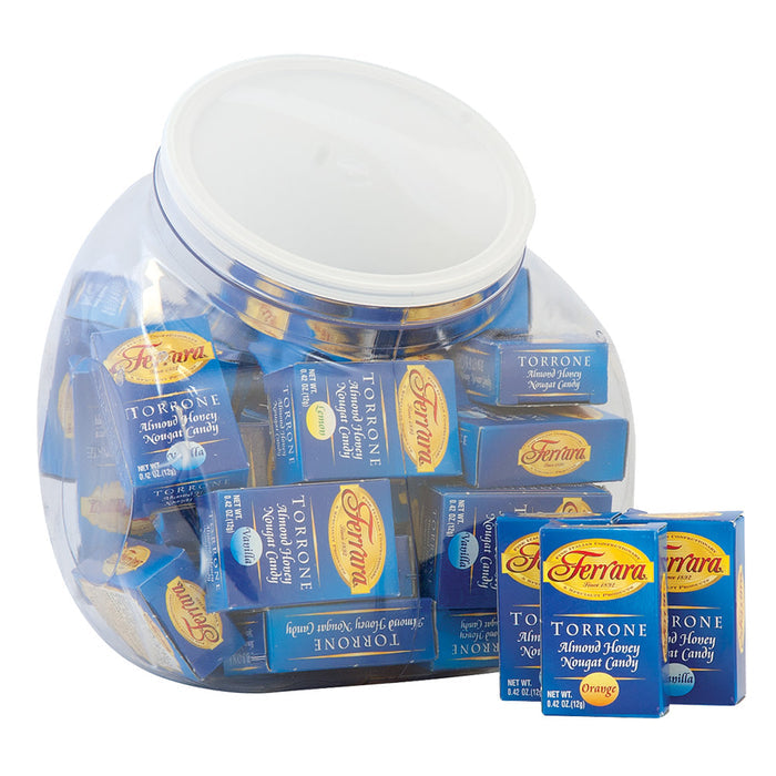 Ferrara Torrone Nougat Candy Display - 36 Count