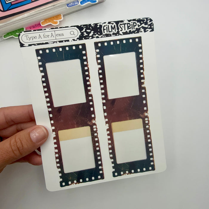 Film Strip Jumbo Journaling Sticker Frames