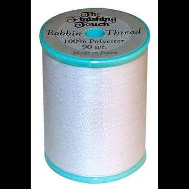 Finishing Touch Bobbin Thread, 90wt White