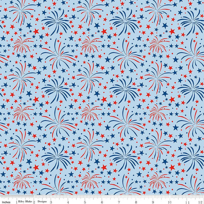Firecracker Fireworks- Frost 3 Yard Cut