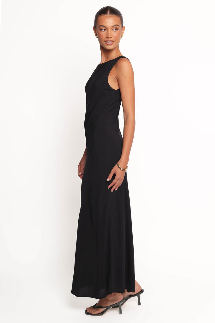 Petal and Pup USA DRESSES Flavia Maxi Dress - Black