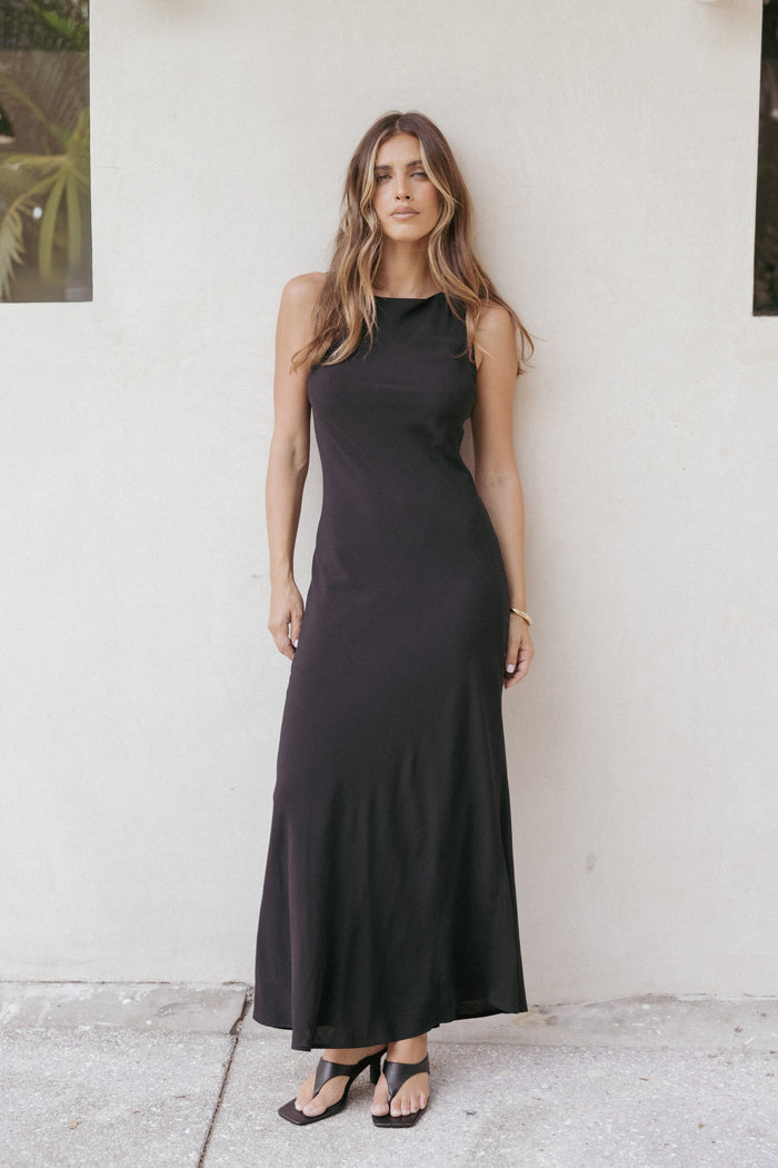 Petal and Pup USA DRESSES Flavia Maxi Dress - Black