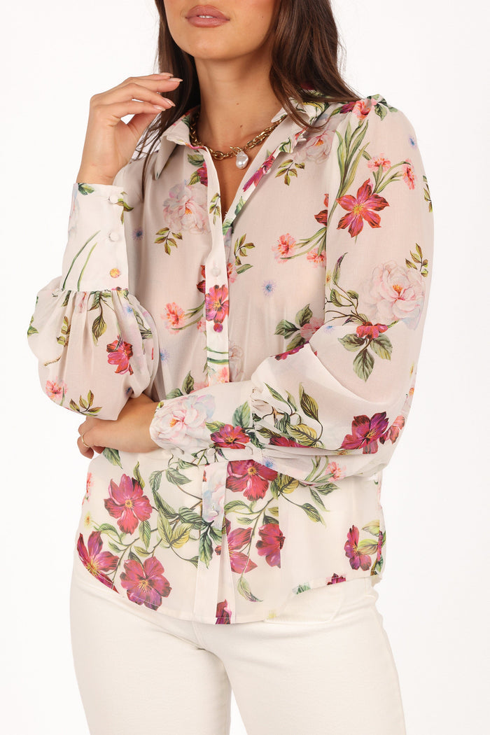 Petal and Pup USA TOPS Fleetwood Blouse - Jaci White