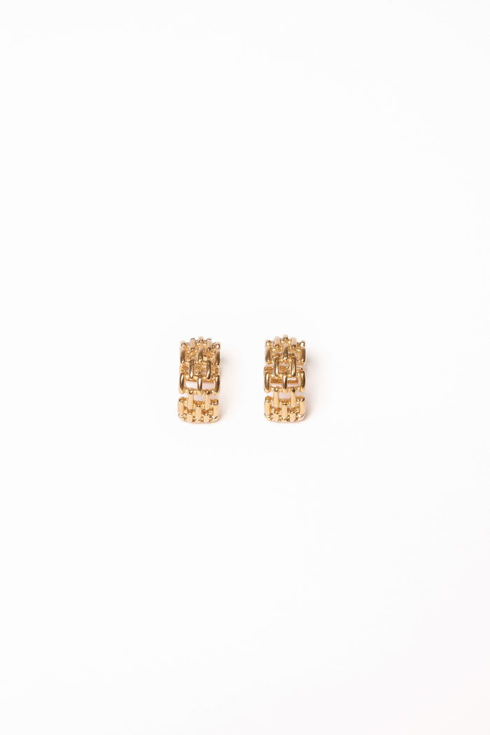 Petal and Pup USA ACCESSORIES Fleur Earrings - Gold One Size