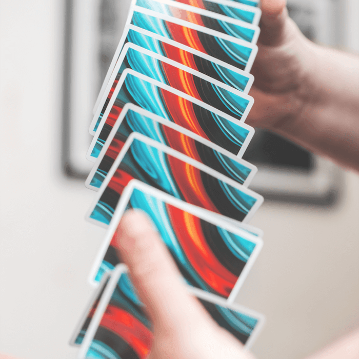 FLUID 2019 Edition Playing Cards by CardCutz Playing Cards by RarePlayingCards.com
