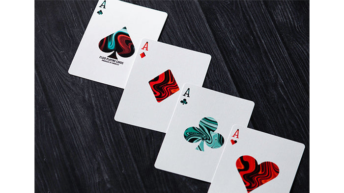 FLUID 2019 Edition Playing Cards by CardCutz Playing Cards by RarePlayingCards.com