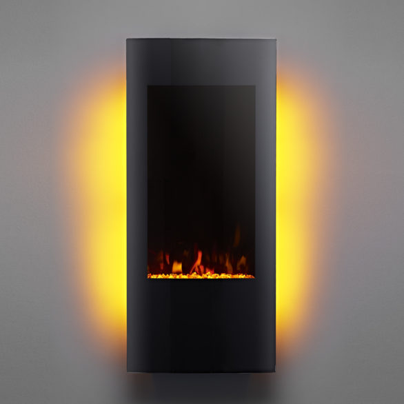 FocalPoint LED Electric Fire Ebony Grand Black