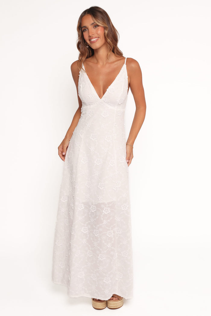 Petal and Pup USA DRESSES Ford Maxi Dress - White