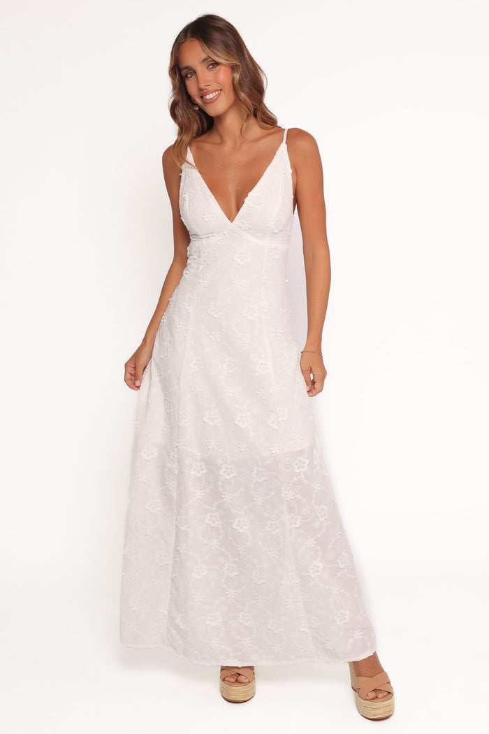 Petal and Pup USA DRESSES Ford Maxi Dress - White