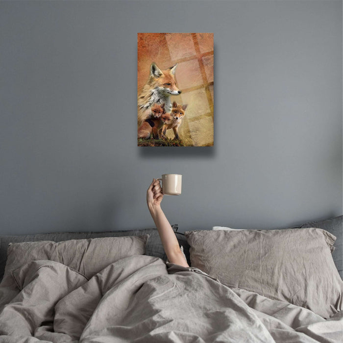 Fox Family Wall Decor - Artwork available at Dekadron for $99.90