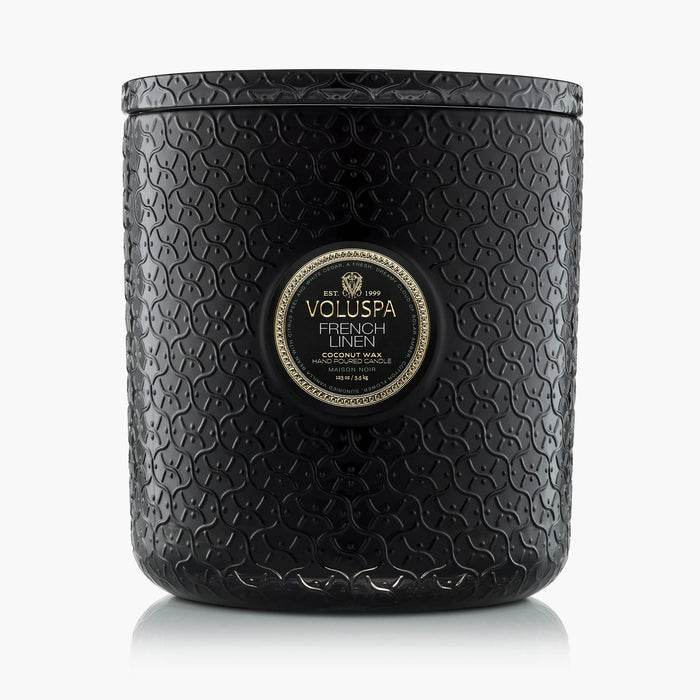 French Linen - 5 Wick Hearth Candle