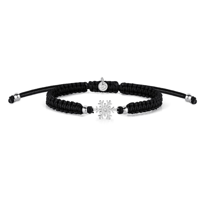 Frost Snowflake Braided Bracelet