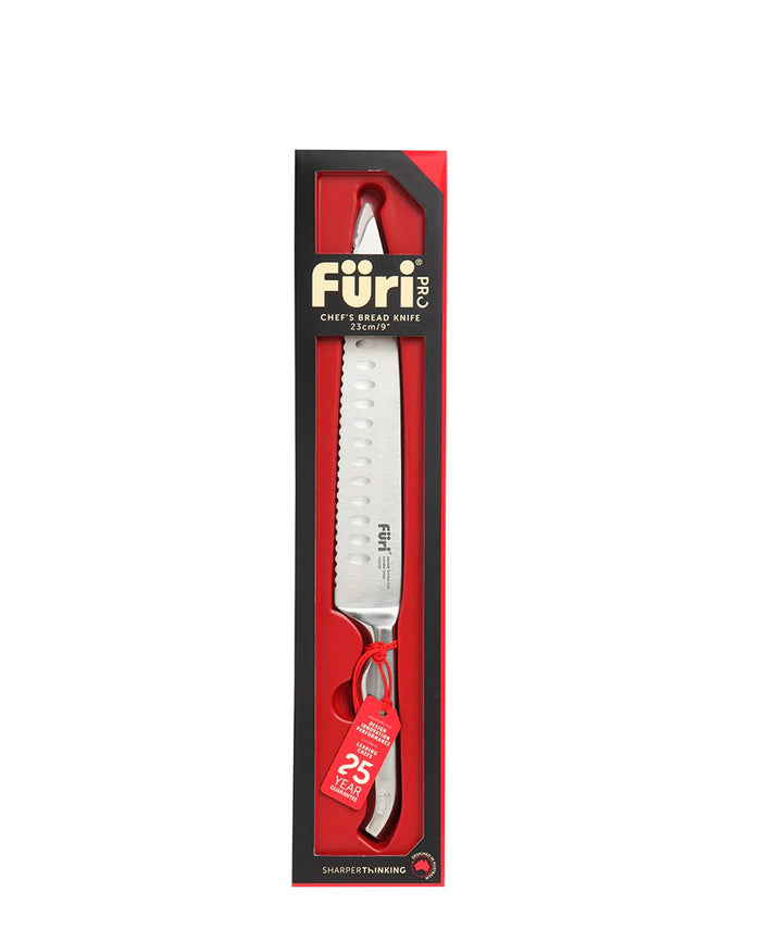 Furi Pro Chef’s Bread Knife 23cm - Silver