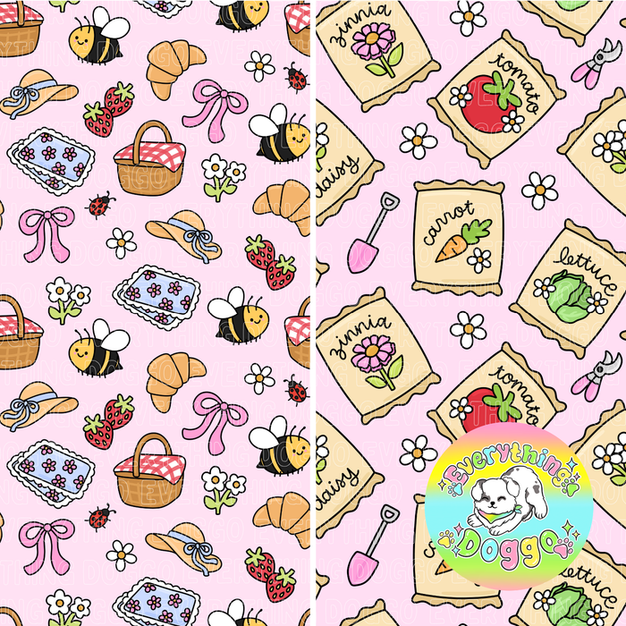 Garden Picnic - Bandana (Reversible)