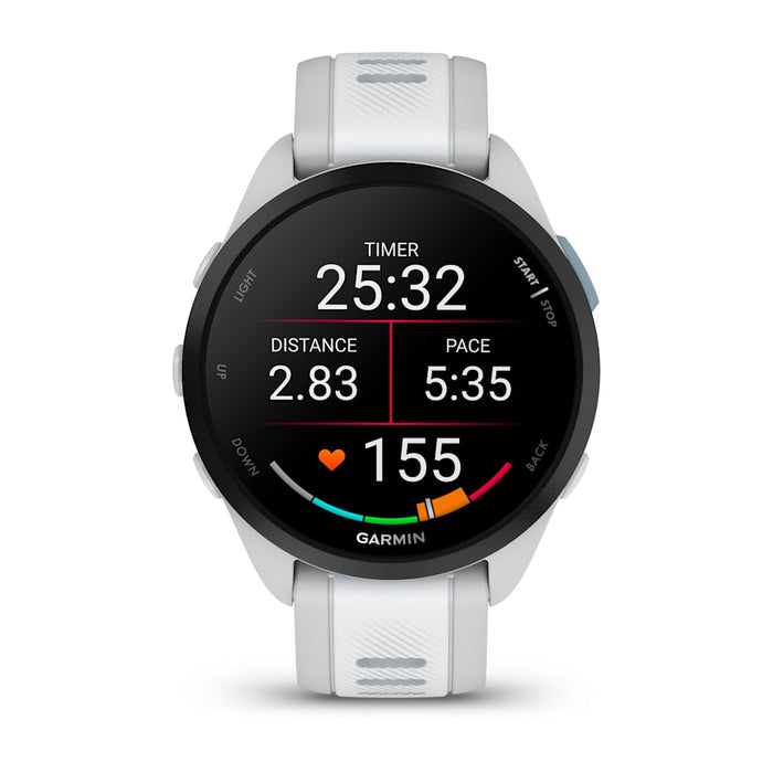 Garmin Forerunner 165 Music, Mist Grey & Whitestone Smart Watch – view 2