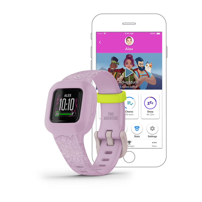 GARMIN VIVOFIT JR 3, WW - LILAC FLORAL Smart Watch