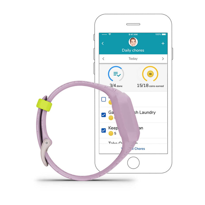 GARMIN VIVOFIT JR 3, WW - LILAC FLORAL Smart Watch – view 4
