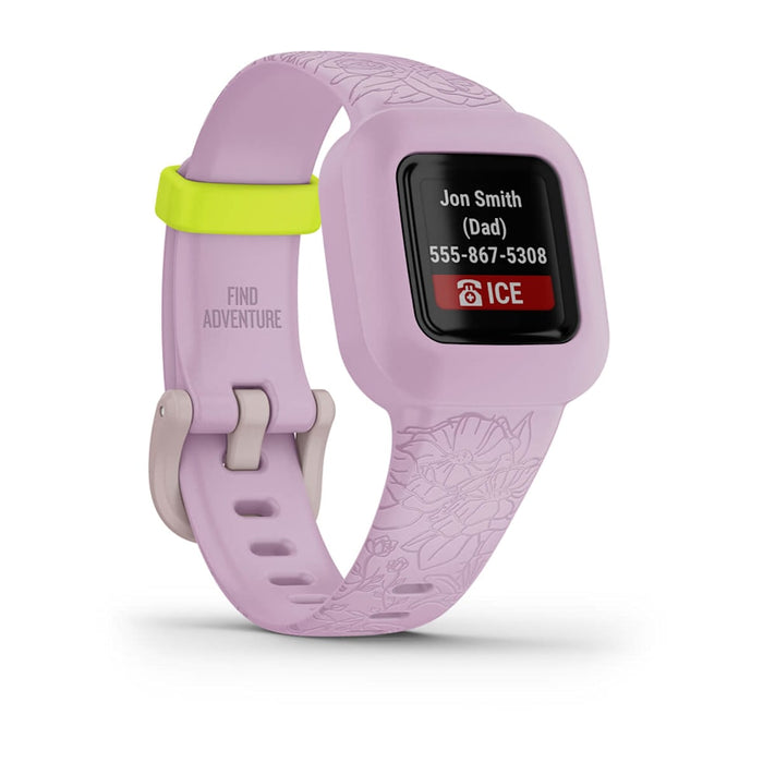 GARMIN VIVOFIT JR 3, WW - LILAC FLORAL Smart Watch – view 6