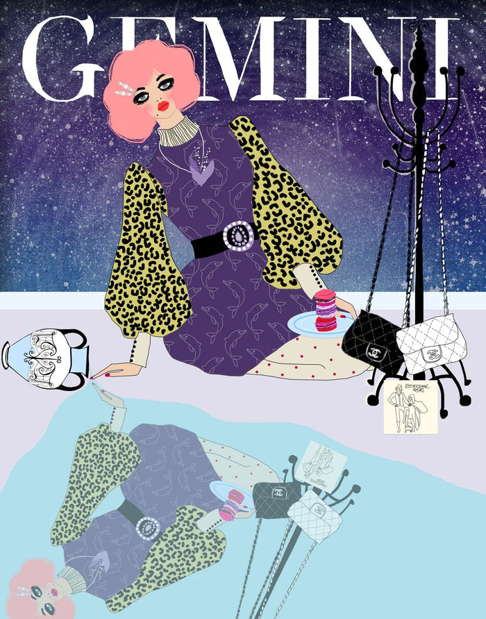 Gemini. | Greeting Card