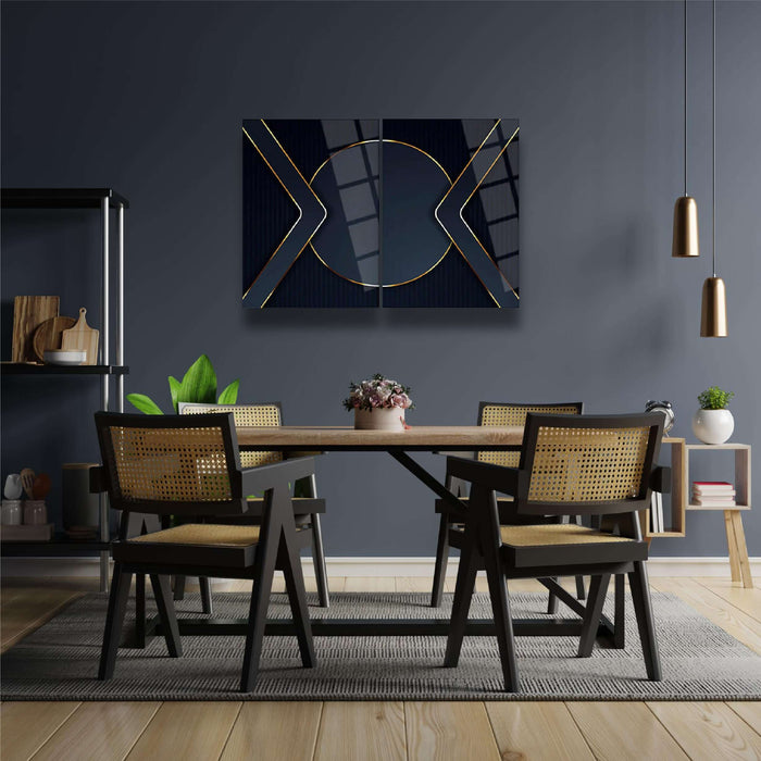 Geometric Design Wall Decor - Artwork available at Dekadron for $199.90