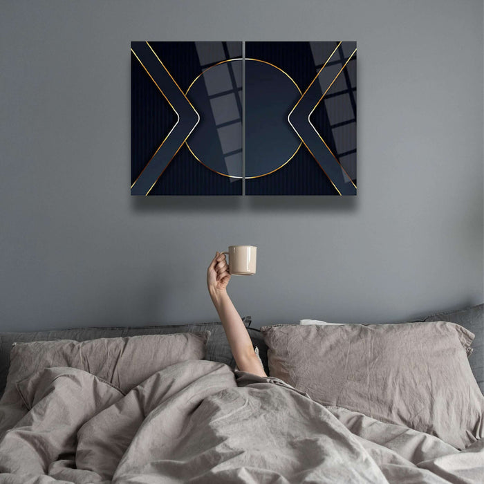 Geometric Design Wall Decor - Artwork available at Dekadron for $299.90