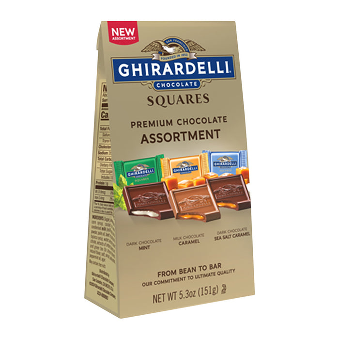 Ghirardelli Assorted Chocolate Squares Candy - 6 Count