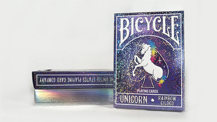 Gilded Bicycle Rainbow Unicorn Playing Cards Playing Cards by US Playing Card Co.